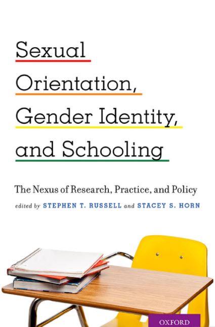 Cover of "Sexual Orientation, Gender Identity, and Schooling"