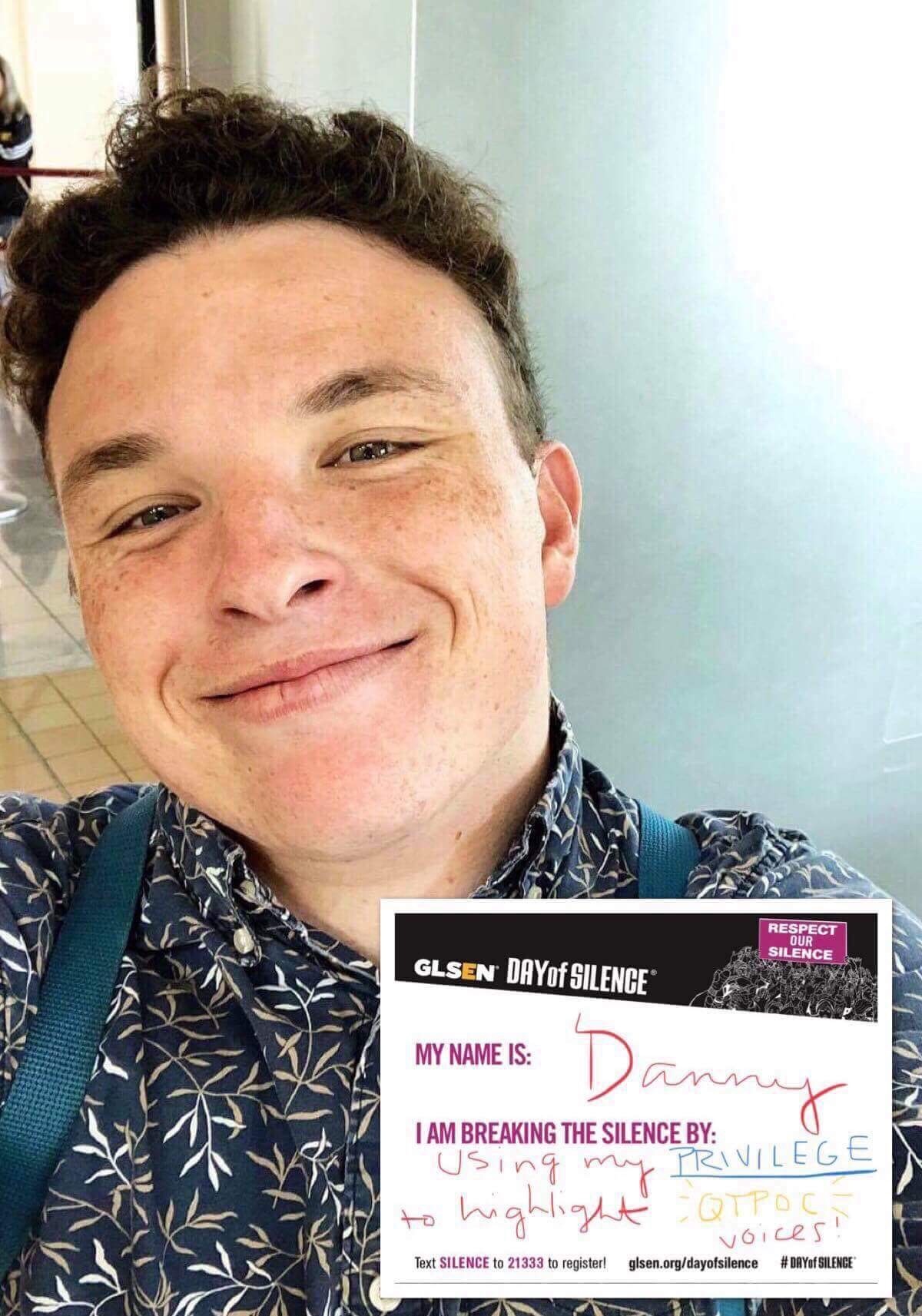 National Student Council Member Danny