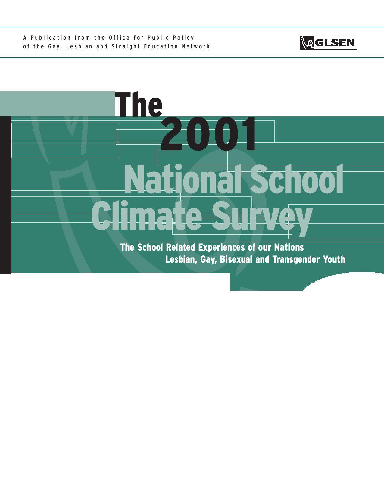 2001 National School Climate Survey Full Report-page