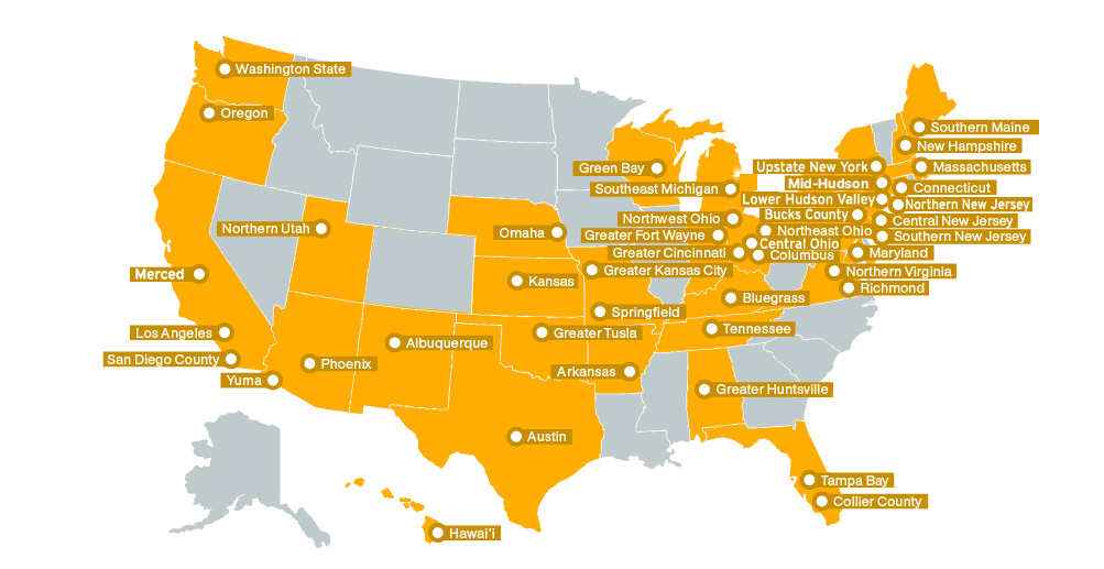 GLSEN Chapters Map Edited 6 22 21 