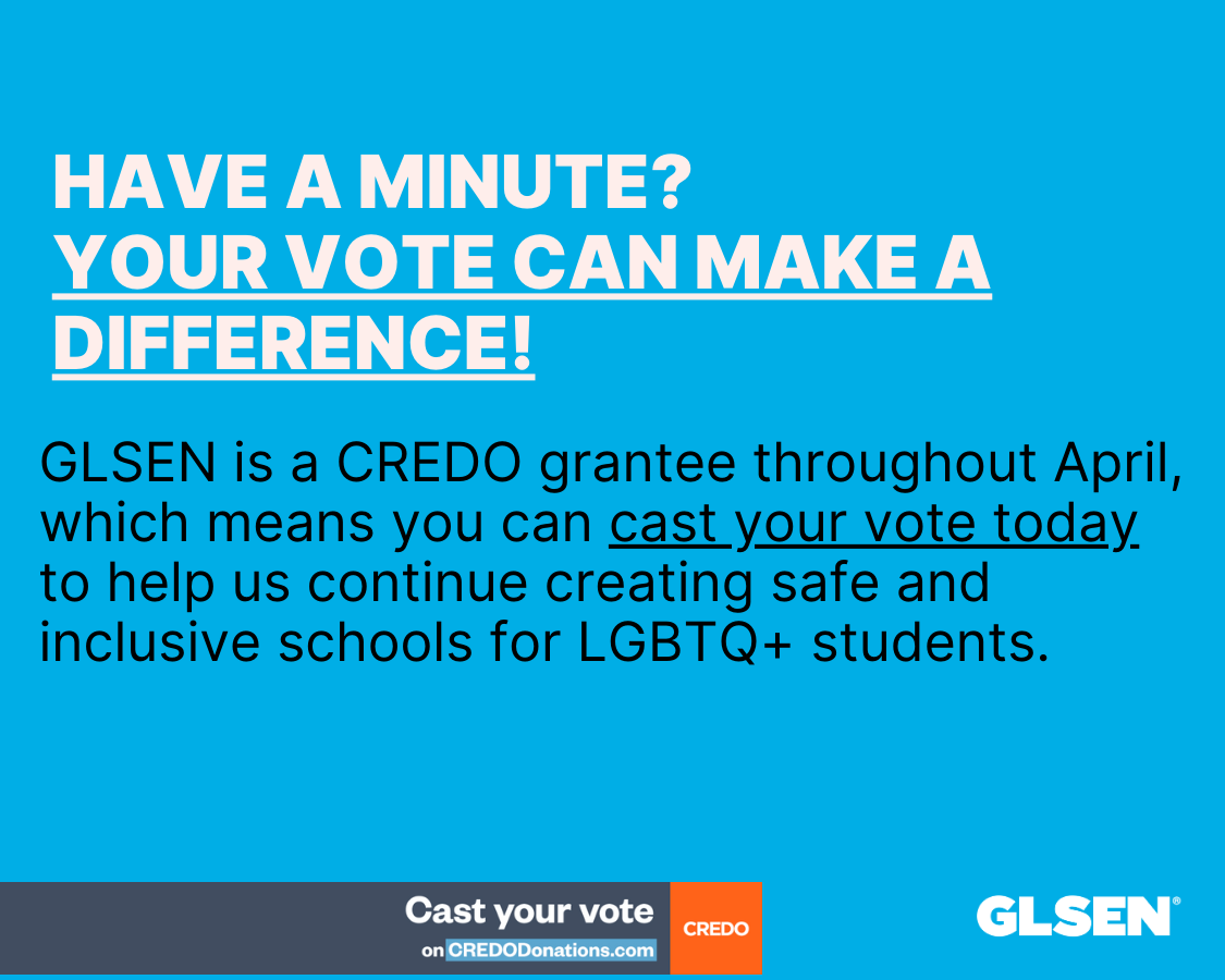 Vote for GLSEN!