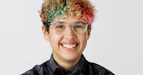 This is a headshot of Kian Tortorello-Allen, a member of GLSEN's National Student Council