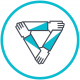 GLSEN Support Icon. An image of three hands holding in a triangle. 